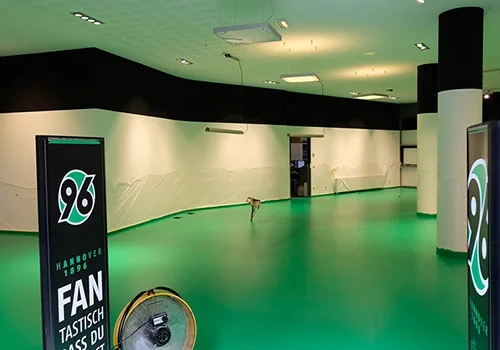 Hannover 96 Fanshop Nachher