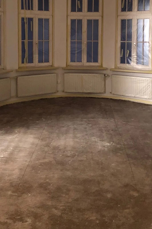 Parkettarbeiten Vorher