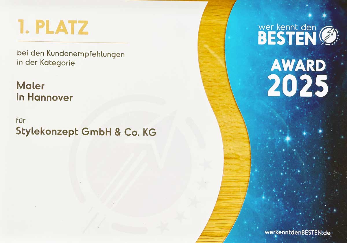 1.Platz - Wer kennt den BESTEN - AWARD 2025